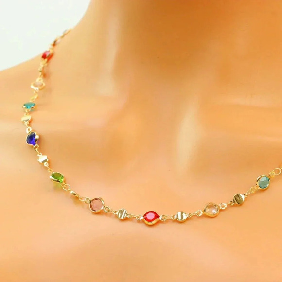 Minimalist Necklace, Sleek & Modern Design, Women’s Fashion, YC110464-N - Picture 3 of 10